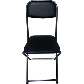 Стул обеденный Конференц складной черный (искусственная кожа, металл)