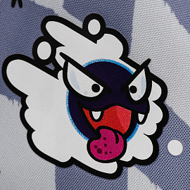 Рюкзак ортопедический Комус Класс Стикеры черный с двумя отделениями