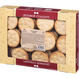 Печенье сдобное в глазури Деловой Стандарт Шокко 420 г