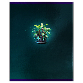 Тетрадь предметная 48л. BG "Мир будущего" - Биология, металлизированный картон