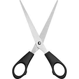 Ножницы Выбор есть 165 мм симметричные пластиковые ручки черного цвета