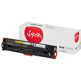 Картридж лазерный Sakura CF212A для HP желтый совместимый