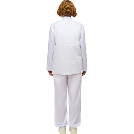 Жилет для пищевого производства у17-ЖЛ ХАССП внутренний белый тиси утеплённый (размер 48-50, рост 170-176)