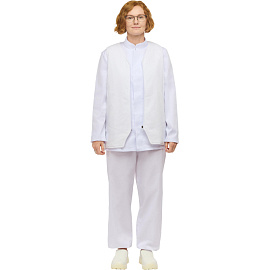 Жилет для пищевого производства у17-ЖЛ ХАССП внутренний белый тиси утеплённый (размер 48-50, рост 170-176)