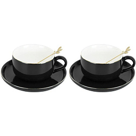 Набор чайный Nouvelle Home Royal line Night на 4 персоны фарфор (12 предметов)