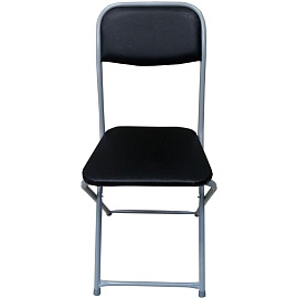 Стул обеденный 70967 складной черный (искусственная кожа, металл)