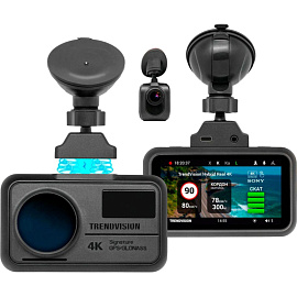 Автомобильный видеорегистратор TrendVision Hybrid Signature Real 4K 2CH + дополнительная камера (TVREAL4K2H) фото Автомобильный видеорегистратор TrendVision Hybrid Signature Real 4K 2CH + дополнительная камера (TVREAL4K2H)