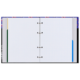 Тетрадь на кольцах А5, 240л., BG "Универ", с разделителями, глянцевая ламинация