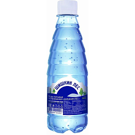 Вода питьевая Шишкин Лес газированная 0.4 л