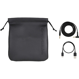 Наушники беспроводные/проводные Audio-Technica ATH-M50XBT2 черные (80001665)