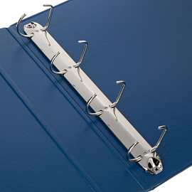 Папка на 4-х кольцах Панорама Attache А4 50 мм синяя до 300 листов