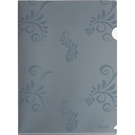 Папка-уголок Комус Русская серия А4 пластиковая 200 мкм (2 штуки в упаковке)