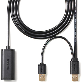 Удлинитель Ugreen US137 USB A - USB A 5 метров (20213)