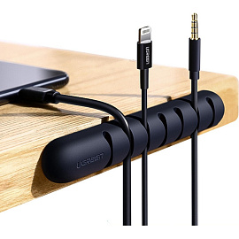 Держатель для проводов Ugreen черный 1 штука в упаковке (50320)