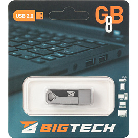 Флешка USB 2.0 8 ГБ BigTech (UFD001)