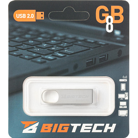 Флешка USB 2.0 8 ГБ BigTech (UFD005)