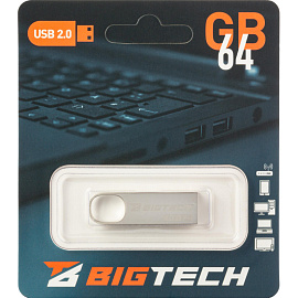 Флешка USB 2.0 64 ГБ BigTech (UFD008)