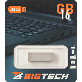 Флешка USB 2.0 16 ГБ BigTech (UFD010)
