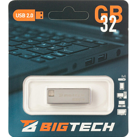 Флешка USB 2.0 32 ГБ BigTech (UFD011)