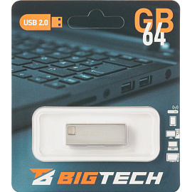 Флешка USB 2.0 64 ГБ BigTech (UFD012)