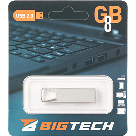Флешка USB 2.0 8 ГБ BigTech (UFD013)