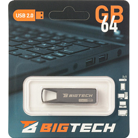 Флешка USB 2.0 64 ГБ BigTech (UFD016)