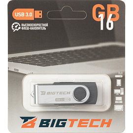 Флешка USB 3.0 16 ГБ BigTech (UFD024)