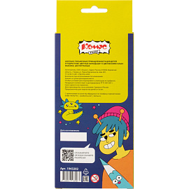 Карандаши цветные Комус Класс Максики 12 карандашей 12 цветов шестигранные