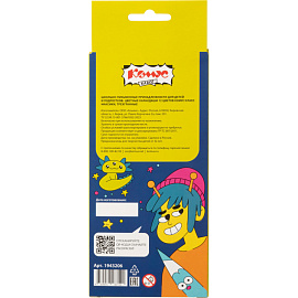 Карандаши цветные Комус Класс Максики 12 карандашей 12 цветов трёхгранные