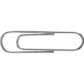 Скрепки канцелярские 28 мм Attache металлические оцинкованные (100 штук в упаковке)