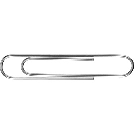 Скрепки канцелярские 50 мм Выбор есть металлические с никелевым покрытием (50 штук в упаковке)