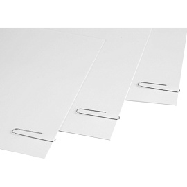 Скрепки канцелярские 50 мм Attache металлические с никелевым покрытием (50 штук в упаковке)