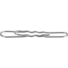 Скрепки канцелярские 50 мм Attache металлические оцинкованные овальные (50 штук в упаковке)