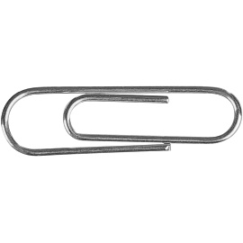 Скрепки канцелярские 22 мм Attache металлические оцинкованные (100 штук в упаковке)