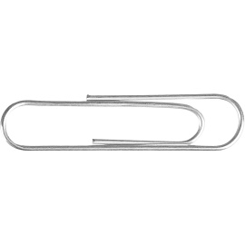 Скрепки канцелярские 33 мм Attache металлические оцинкованные (100 штук в упаковке)