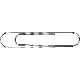 Скрепки Комус никелированные 78 мм, гофрированные, 50шт/уп фото Скрепки Комус никелированные 78 мм, гофрированные, 50шт/уп