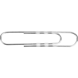 Скрепки канцелярские 78 мм Attache металлические оцинкованные (50 штук в упаковке)