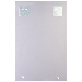 Зеркало настенное Комус Мебель Эко-15П рама ПВХ (серебряное, 400х600)