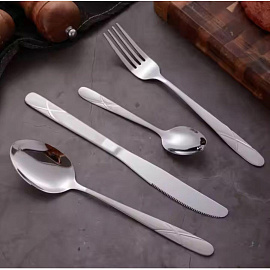 Ложка столовая Maarab 20 см нержавеющая сталь (12 штук в упаковке)