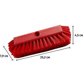 Щётка разноуровневая для пола и стен Haccper 25.2 см жёсткая без ручки (864201R)
