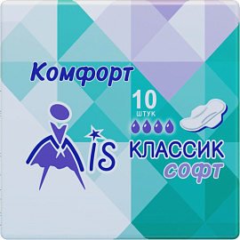 Прокладки женские гигиенические Mis Классик Софт (10 штук в упаковке)