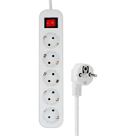 Сетевой фильтр PROGIX SF5PW2 (2м/5А/200Дж/белый)