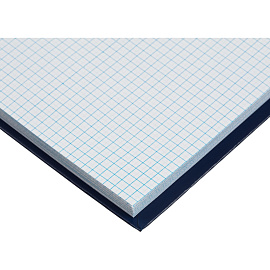 Книга учета 80 листов A4 в клетку на сшивке блок офсет (обложка из бумвинила)