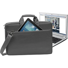 Сумка для ноутбука 17.3" Rivacase серая (6901820082518)