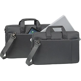 Сумка для ноутбука 17.3" Rivacase серая (6901820082518)