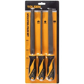 Набор напильников Tolsen GRIPro 200 мм 3 предмета (TT32033)