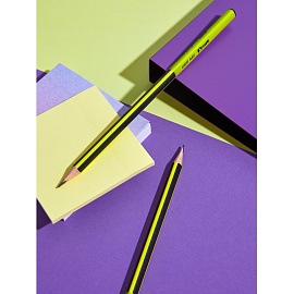 Карандаш чернографитный деревянный HB Комус Light Ray заточенный трехгранный