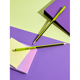 Карандаш чернографитный деревянный HB Комус Light Ray заточенный трехгранный