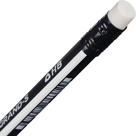 Карандаш чернографитный Комус Grand-S НВ черн.дерево, 3гран заточ, черн