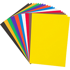 Картон цветной Выбор Есть (282х201 мм, 20 листов, 10 цветов, мелованный)